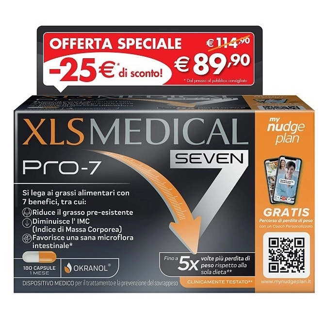 Xls Medical Pro 7 180 Capsule Taglio Prezzo