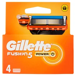 Gillette Lame Fusion5 Pwr 4 Pezzi