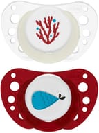 CHICCO SUCCHIETTI AIR ROSSO LUMI SILICONE 16-36 MESI 2 PEZZI