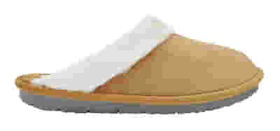 BRIENNE MICROFIBRE+SYNTHETIC FUR PANTOFOLA WOMAN CAMEL 41