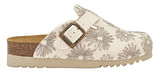 DAKOTA AD FLORAL PRINTED RECYCLED FELT CIABATTA WOMAN BEIGE 37
