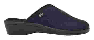 ELSA DOT PRINTED ELASTICATED CIABATTA WOMAN NAVY BLUE 36 ELSA DOT PRINTED ELASTICATED CIABATTA WOMAN NAVY BLUE 36
