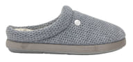 HOLLY KNITTED TEXTILE PANTOFOLA WOMAN GREY 37