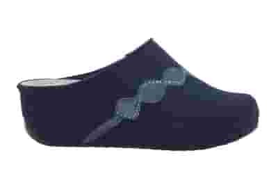 INVERNESS STRASS WEDGE WOOL+SUEDE PANTOFOLA WOMAN NAVY BLUE 41 INVERNESS STRASS WEDGE WOOL+SUEDE PANTOFOLA WOMAN NAVY BLUE 41