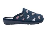 LAUREN EMBROIDERED FELT CIABATTA WOMAN NAVY BLUE/MULTI 38