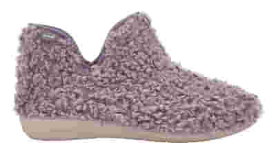 MADDY BOOTIE CURLY SYNTHETIC FUR SCARPA WOMAN LILAC 40