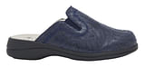 NEW TOFFEE PRINTED SYNTHETIC CIABATTA WOMAN NAVY BLUE 37