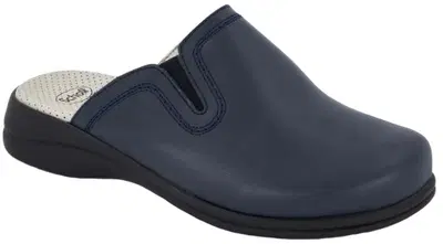 NEW TOFFEE LEATHER CIABATTA WOMAN NAVY BLUE 38 NEW TOFFEE LEATHER CIABATTA WOMAN NAVY BLUE 38