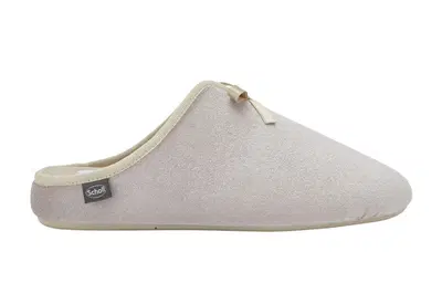 RACHELE SPARKLING MICROFIBRE PANTOFOLA WOMAN PLATINUM 39 RACHELE SPARKLING MICROFIBRE PANTOFOLA WOMAN PLATINUM 39