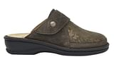 CIABATTA ROBERTA ELASTICO+PELLE SCAMOSCIATA BIOPRINT SOLETTA RIMOVIBILE VERDE OLIVA 38