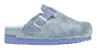 POPPY MICROFIBRE CIABATTA WOMAN LIGHT BLUE 37