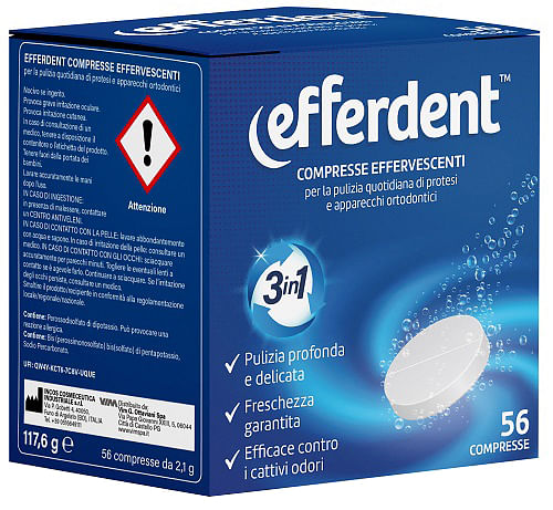 Efferdent 56 Compresse Effervescenti