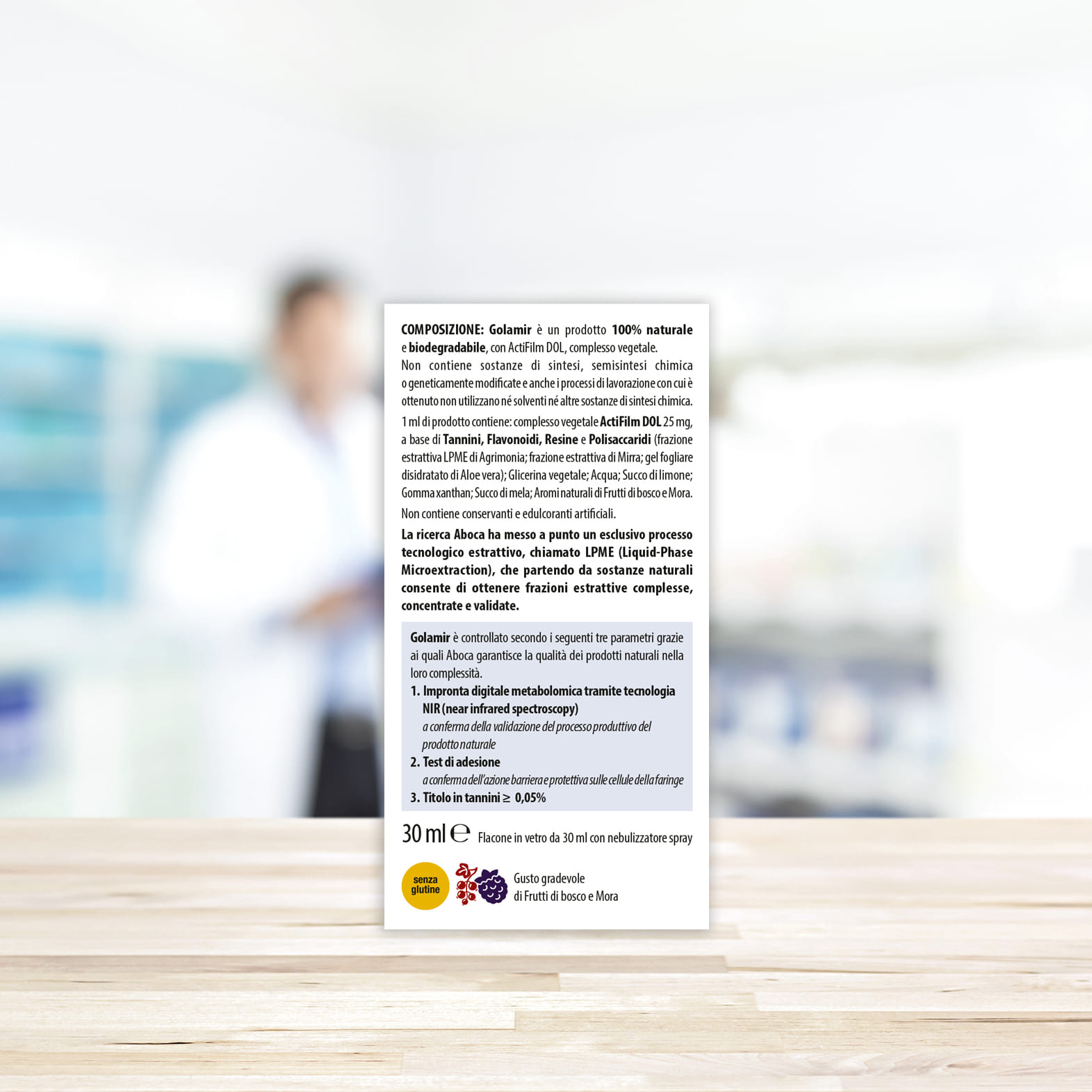 GOLAMIR SPRAY NO ALCOL 30 ML