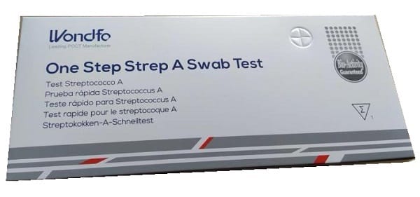 TEST AUTODIAGNOSTICO ONE STEP STREP A RILEVAZIONE QUALITATIVA ANTIGENE STREPTOCOCCO A IN TAMPONI FARINGEI GAMMADIS
