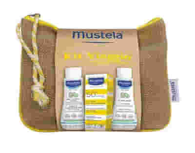 MUSTELA KIT VIAGGIO 2024 1 HYDRA BEBE' CREMA VISO 100 ML + 1 DETERGENTE DELICATO 100 ML + 1 LATTE SOLARE 40 ML