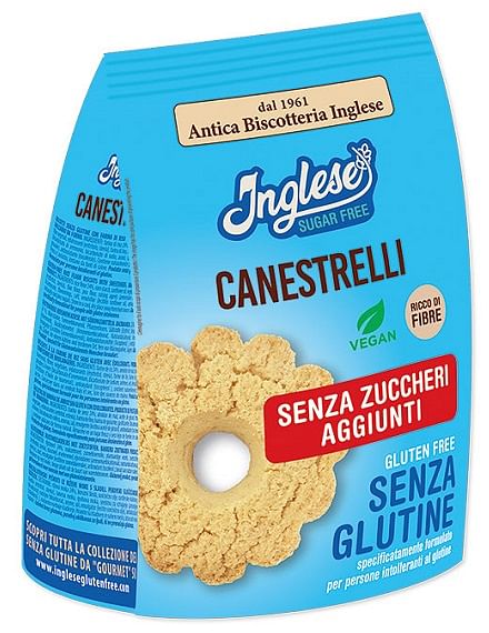 Inglese Biscotti Canestrelli Senza Zuccheri Aggiunti 200 G