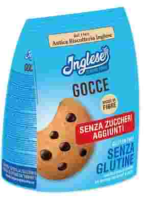INGLESE BISCOTTI GOCCE DI CIOCCOLATO SENZA ZUCCHERI AGGIUNTI 200 G