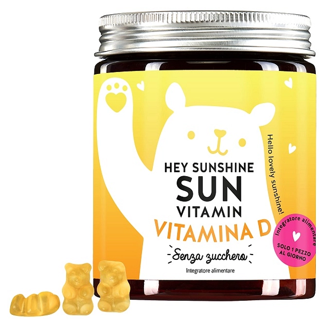 Hey Sunshine Sun Vitamins Mit D3 Sugarfree 45 Caramelle Gommose