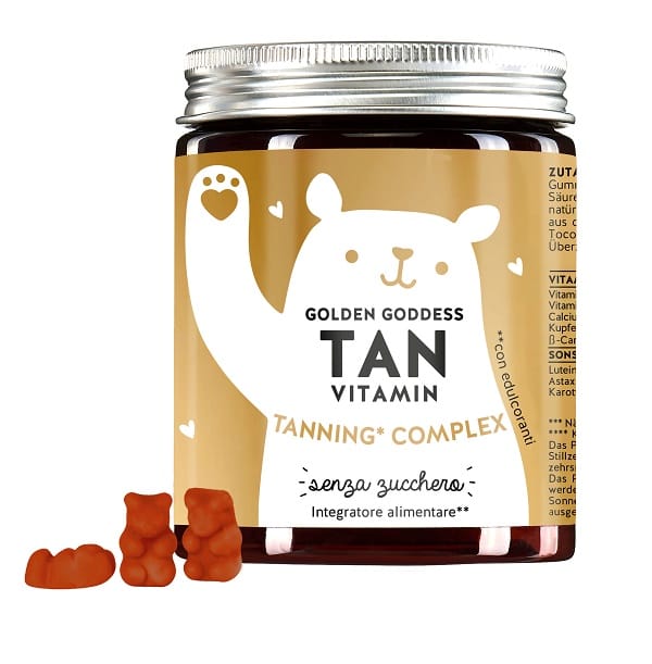 BEARS WITH BENEFITS GOLDEN GODDESS TAN VITAMIN 45 CARAMELLE GOMMOSE
