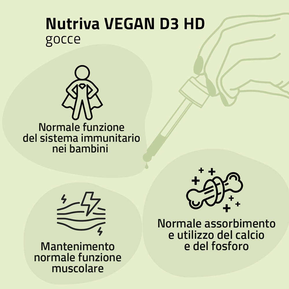NUTRIVA VEGAN D3 HD GOCCE 30 ML
