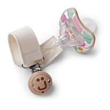 WOODEN CLIP CATENELLA CON CORDINO BEIGE