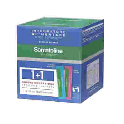 SOMATOLINE INTEGRATORE BIPACK 14 STICK DRENA GIORNO + 14 STICK SLIM NOTTE BIPACK