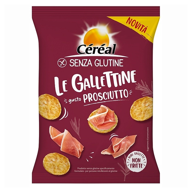 Cereal Senza Glutine Gallettine Gusto Prosciutto 70 G