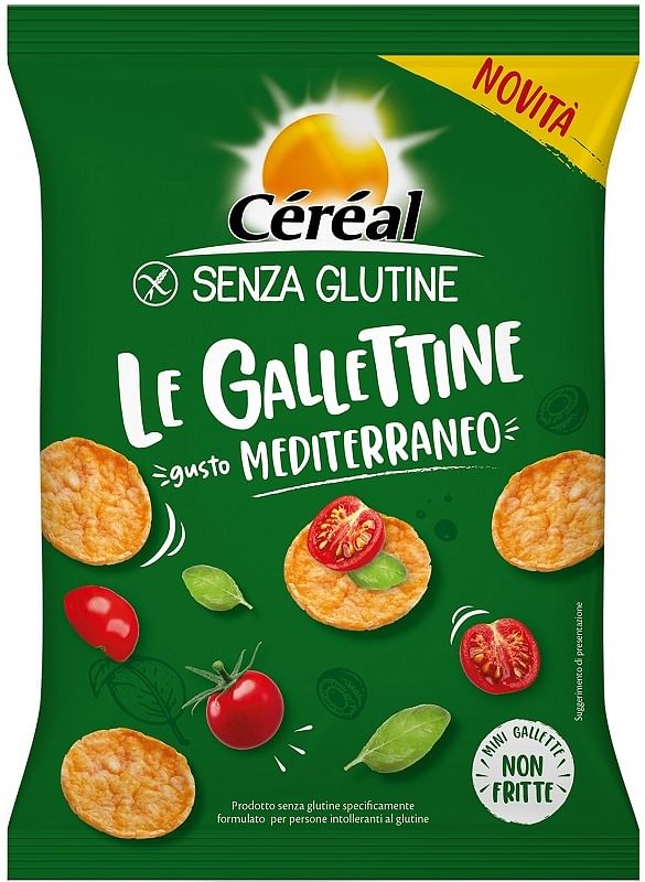 Cereal Senza Glutine Gallettine Gusto Mediterraneo 70 G