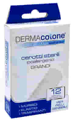 CEROTTO STERILE IPOALLERGENICO DERMACOTONE GRANDE 7,2X2,5 CM 12 PEZZI