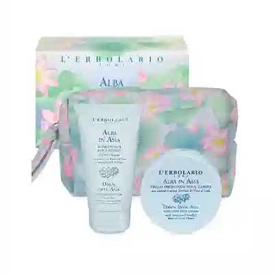 ALBA IN ASIA BEAUTY POCHETTE PELLE DA SOGNO BURRO SCRUB 50 ML + CREMA CORPO 75 ML