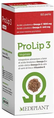MEDIPLANT PROLIP 3 VEGETALE 60 PERLE MEDIPLANT PROLIP 3 VEGETALE 60 PERLE