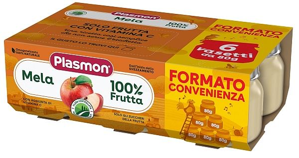 Plasmon Omogeneizzato Mela 6 X80 G