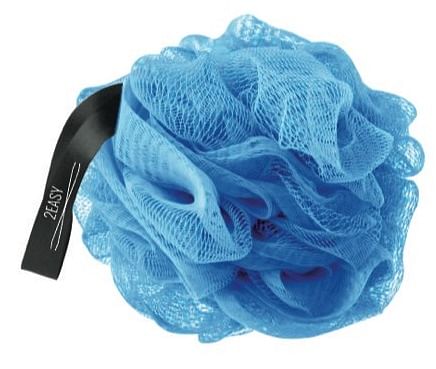 2 Easy Shower Body Poufs Azzurro