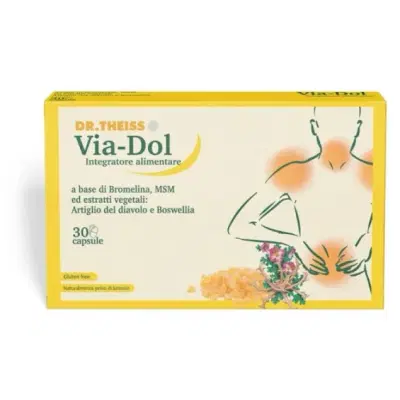 THEISS VIA-DOL ARTIGLIO DEL DIAVOLO E BOSWELLIA 30 CAPSULE THEISS VIA-DOL ARTIGLIO DEL DIAVOLO E BOSWELLIA 30 CAPSULE