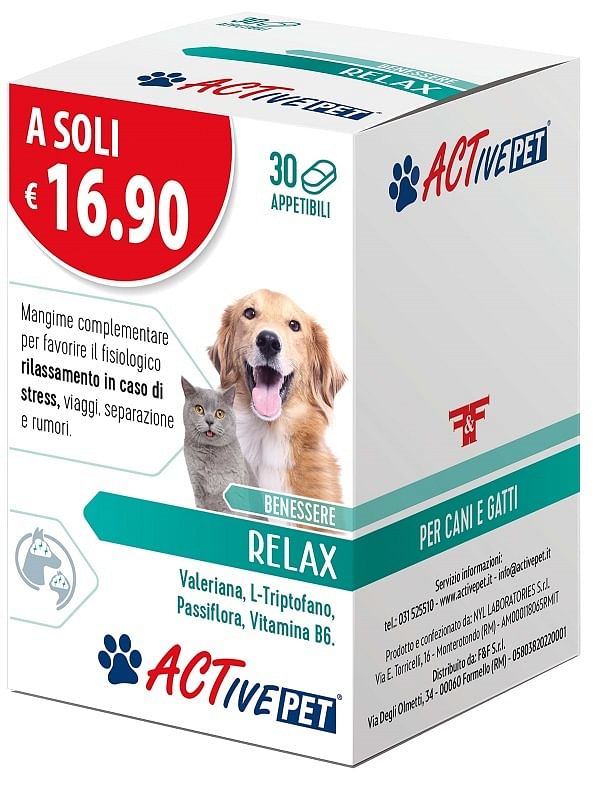 Active Pet Relax 30 Compresse Appetibili