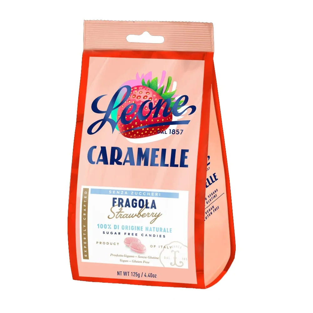Caramelle Senza Zuccheri Fragola 125 G