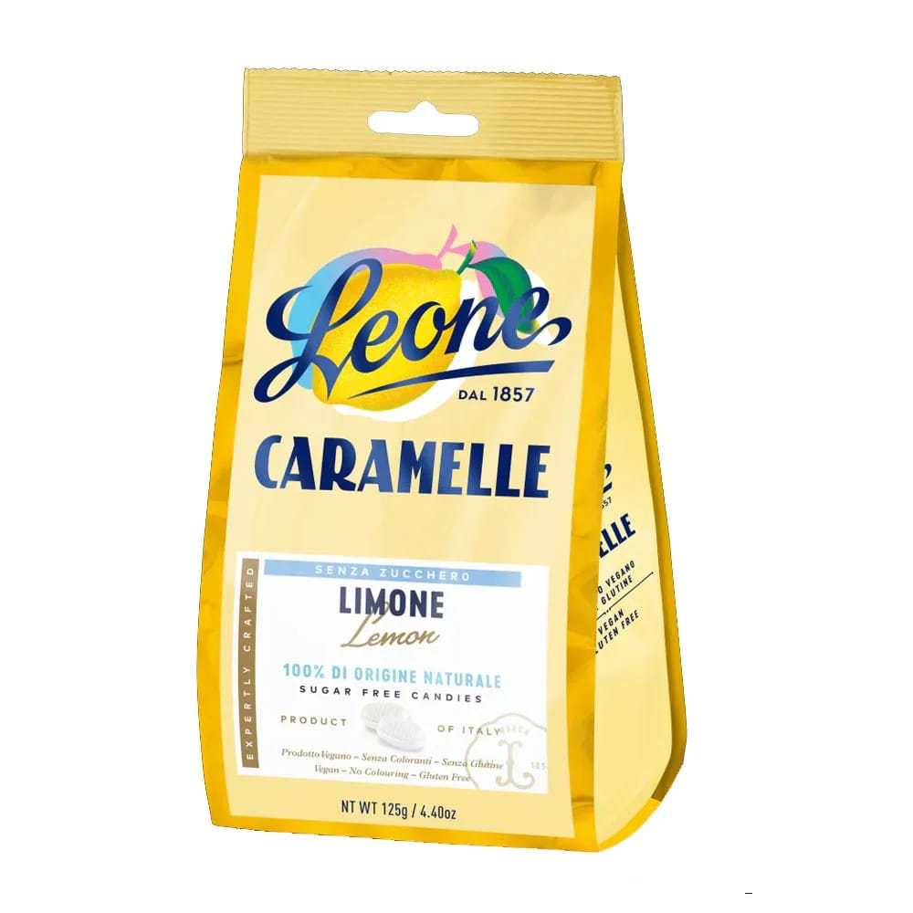 CARAMELLE SENZA ZUCCHERI LIMONE 125 G