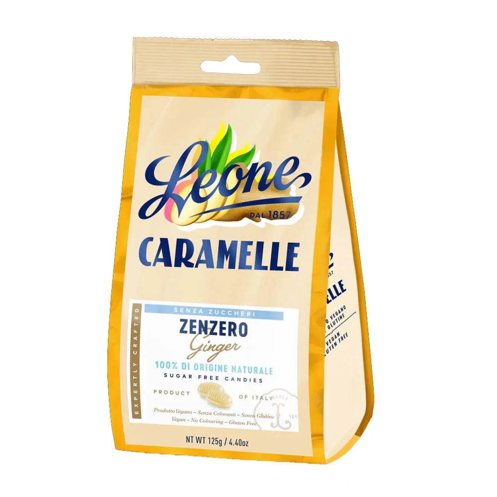 Caramelle Senza Zuccheri Zenzero 125 G