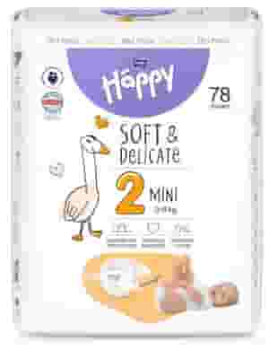 HAPPY PANNOLINI 3-6 KG MINI TAGLIA 2 78 PEZZI