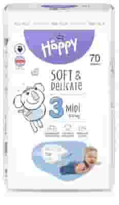 HAPPY PANNOLINI 5-9 KG MIDI TAGLIA 3 BIG PACK 70 PEZZI