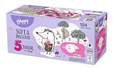 HAPPY PANNOLINI JUNIOR TAGLIA 5 BOX COLORATI 104 PEZZI