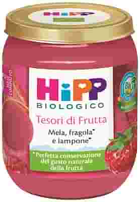 HIPP TESORI FRUTTA MELA FRAGOLA LAMPONE 160 G