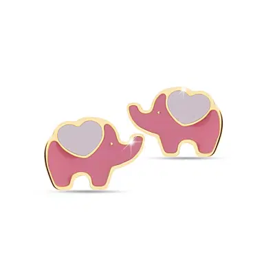 MEDICAL JEWELS ORECCHINO 429 ELEFANTINO CON CUORE MEDICAL JEWELS ORECCHINO 429 ELEFANTINO CON CUORE