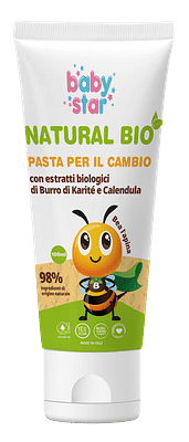 BABYSTAR PASTA CAMBIO PROTETTIVA NATURAL BIO 100 ML