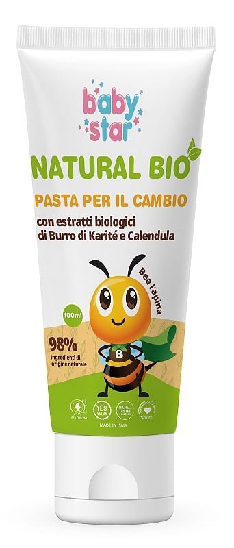 Babystar Pasta Cambio Protettiva Natural Bio 100 Ml