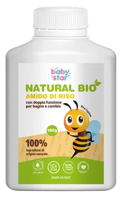 BABYSTAR AMIDO DI RISO NATURAL BIO 180 G BABYSTAR AMIDO DI RISO NATURAL BIO 180 G