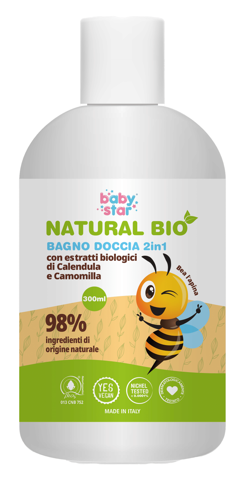Babystar Bagnodoccia 2 In1 Natural Bio