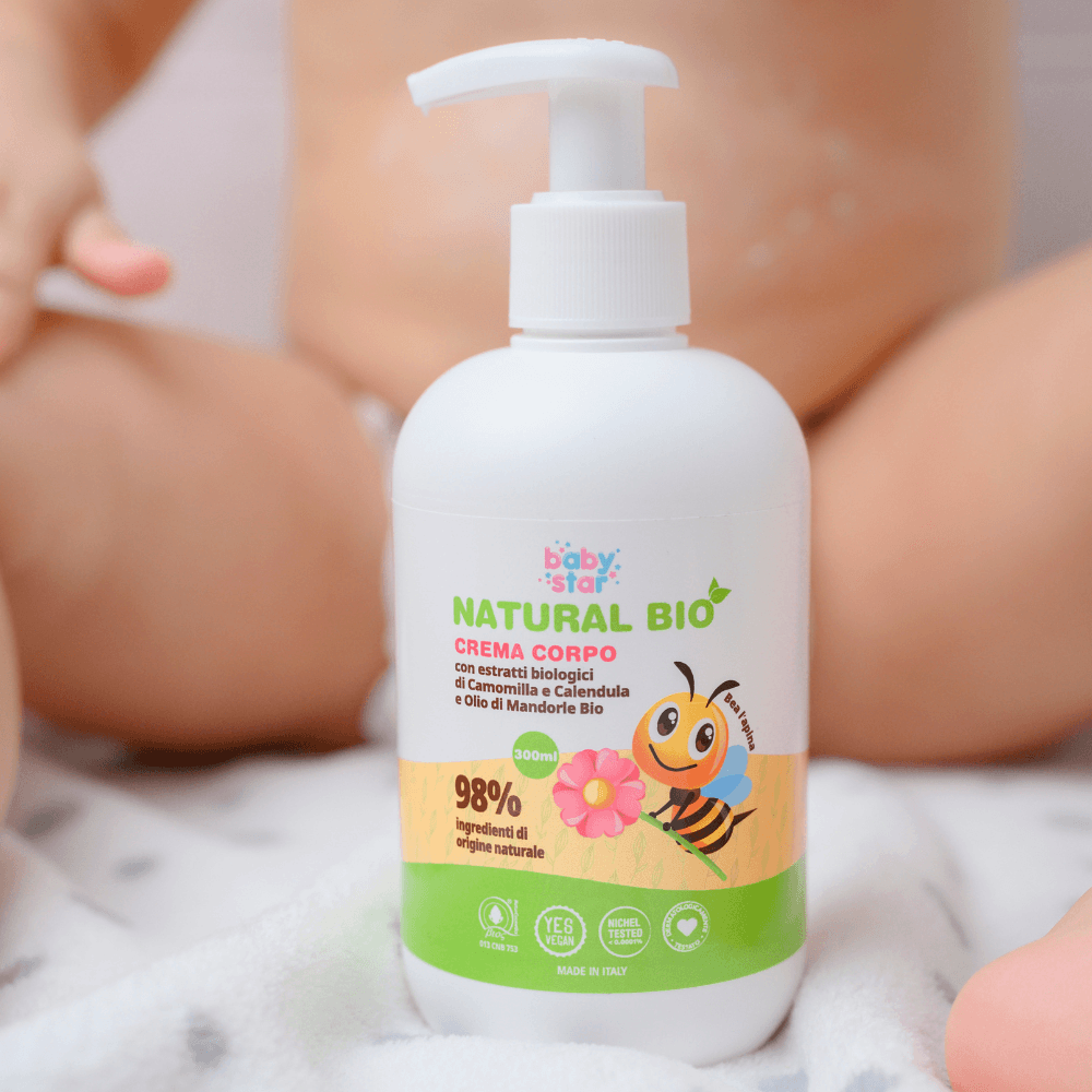 BABYSTAR CREMA CORPO NATURAL BIO 300 ML