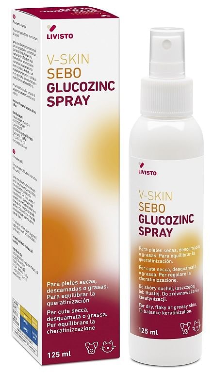 V Skin Sebo Glucozinc Spray 125 Ml