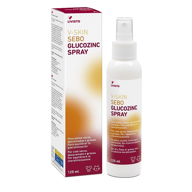 V Skin Sebo Glucozinc Spray 125 Ml